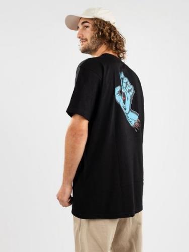 Santa Cruz Screaming Hand Chest T-shirt sort