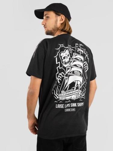 Lurking Class Lips T-shirt sort