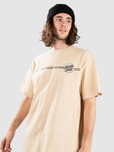 Santa Cruz Opus Dot Stripe Ag T-shirt brun