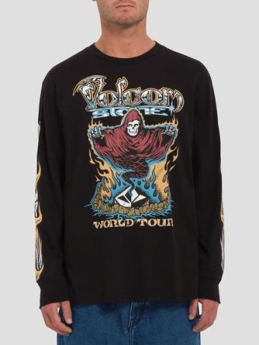 Volcom Stone Ghost Langærmet t-shirt sort