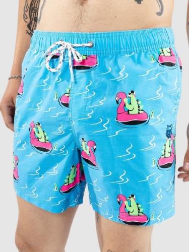 Party Pants River Dino Boardshorts blå