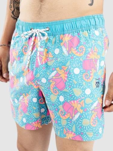 Party Pants Karma Chameleon Boardshorts blå