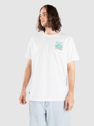 Element Labyrinth Col T-shirt hvid