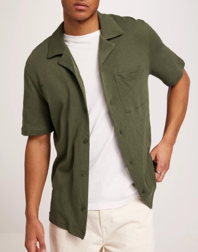 Samsøe Samsøe Samartin shirt 15104 Kortærmede skjorter Dusty Olive