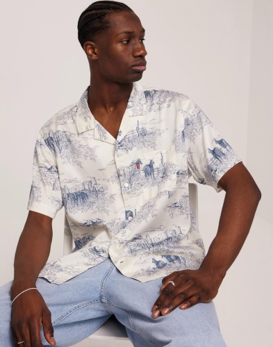 Levi's The Sunset Camp Shirt Wes Kortærmede skjorter Western Toile VIN