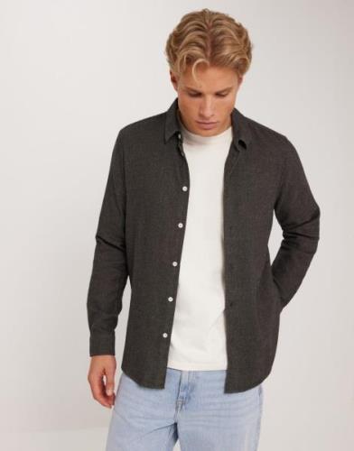 Samsøe Samsøe Liam NX shirt 14039 Ensfarvede skjorter Brun