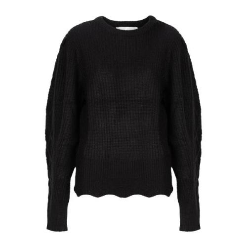Stilfuld Sweater med Puff Ærmer