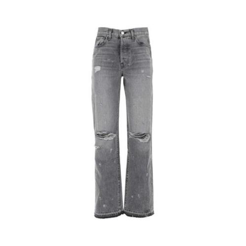 Grå Denim Jeans - Stilfuld og Moderne