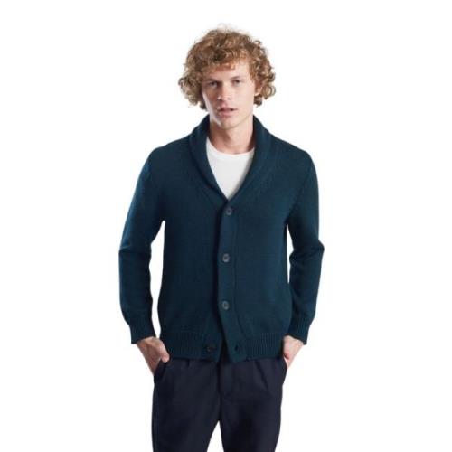 Merino sjal krave cardigan