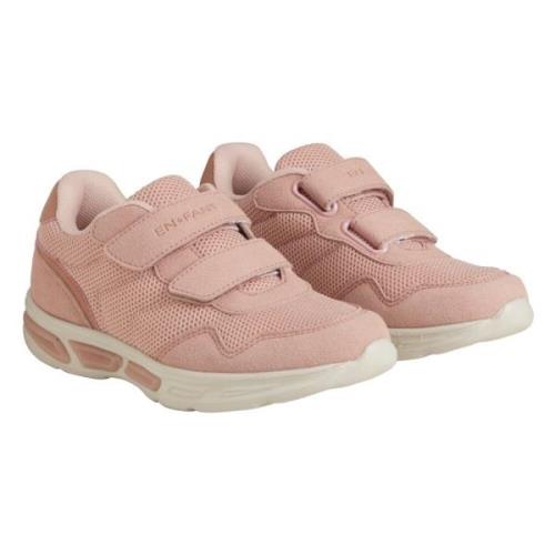 Lysende Velcrosneakers i Misty Rose