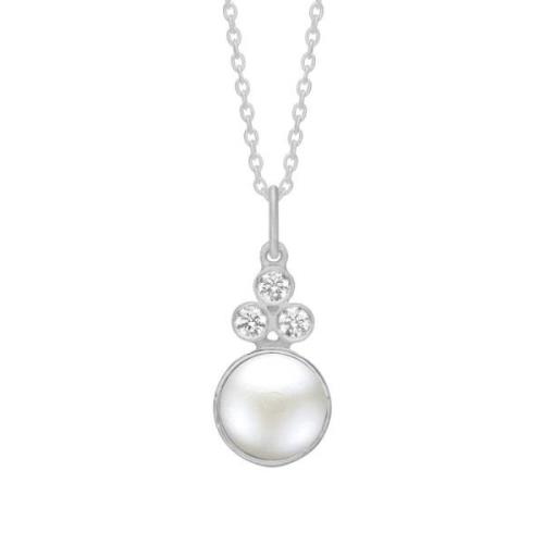 Clara halskæde perle sølv