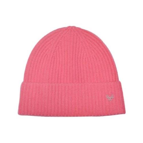 Wuth cashmere fold hat pink