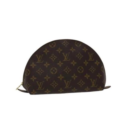 Brugt Brun Lærred Louis Vuitton Kosmetisk Taske