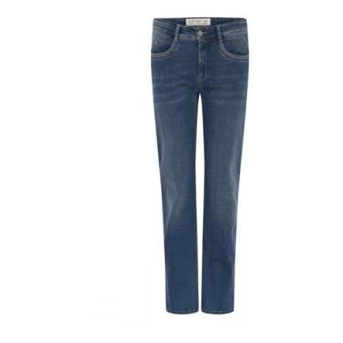 Broderede Straight Leg Jeans