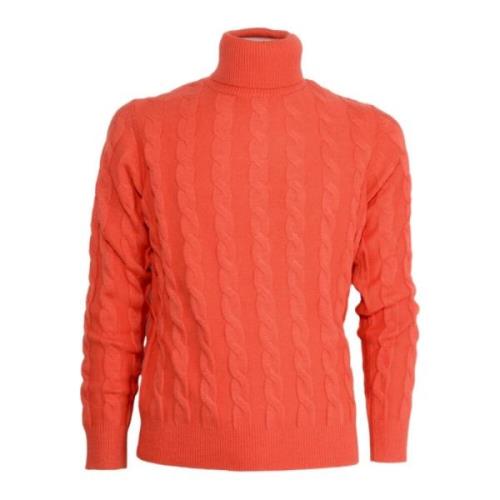 Dolcevita mand Overvej Orange 1233 Cashmere og Lana