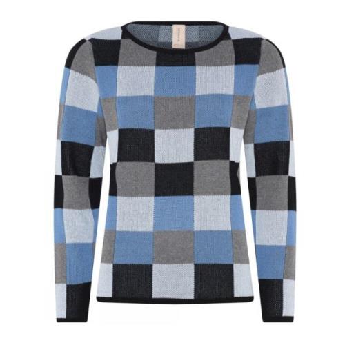 Ternet O-Neck Jumper Bluser 3234 Sort/Blå