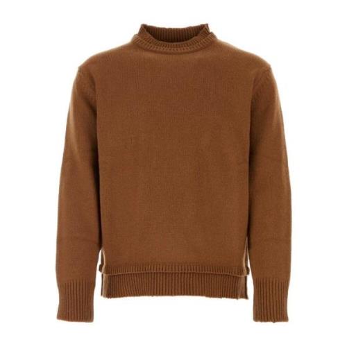 Chokolade uldblandings sweater - Stilfuld og behagelig
