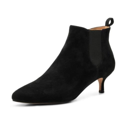 Saga Suede Chelsea Boot - Sort