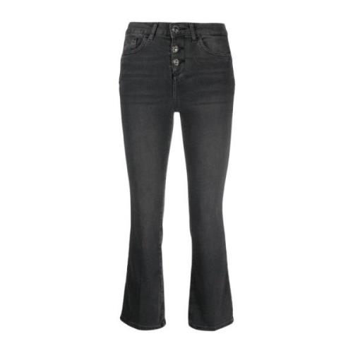 Stilfulde Flarede Cropped Jeans