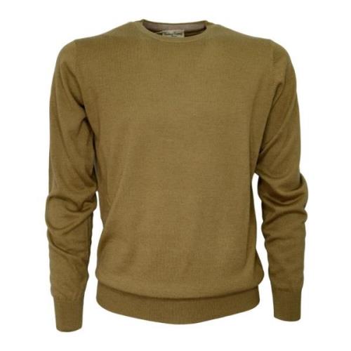 Beige Crew Neck Sweater 1535