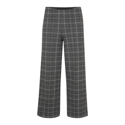 Lige bukser, Ilisanpw 30305656 Gray Check