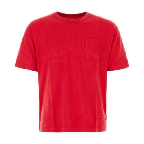 Premium Rød Bomuld Jumbo T-Shirt