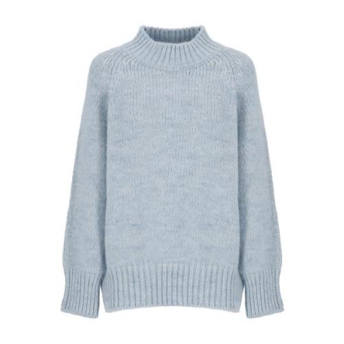 Lysbl? Alpaka Blandings Sweater