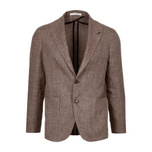 Luksuriøs Linen og Uld Blazer