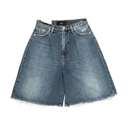 Højtaljede Denim Shorts