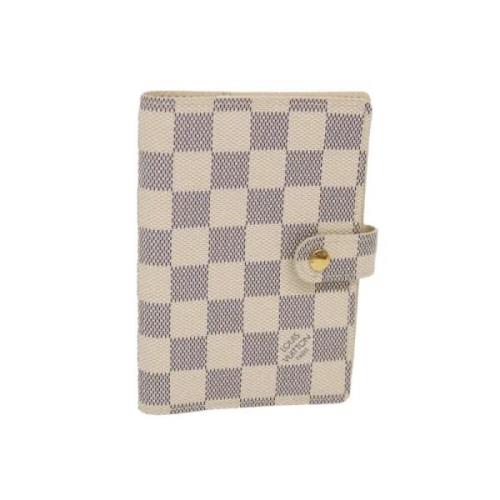 Beige Lærred Agenda Damier Azur