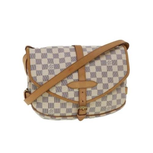 Pre-owned Canvas louis-vuitton-tasker