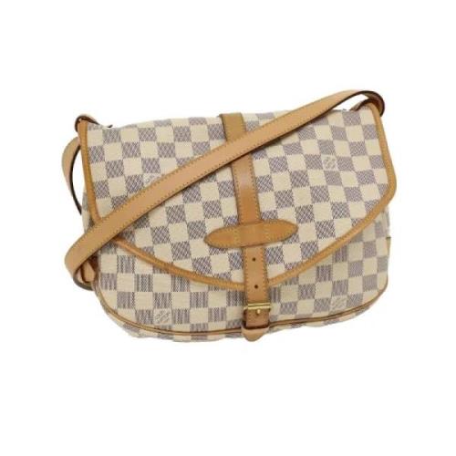 Pre-owned Canvas louis-vuitton-tasker