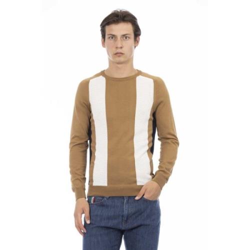 Brun Bomuldssweater