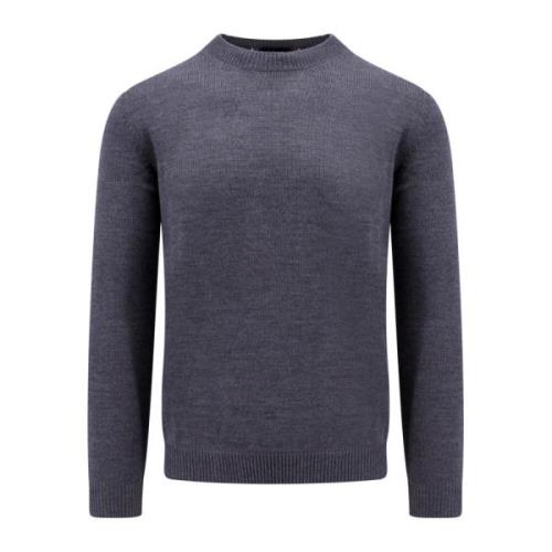 Stilfuld Grå Merinouldssweater