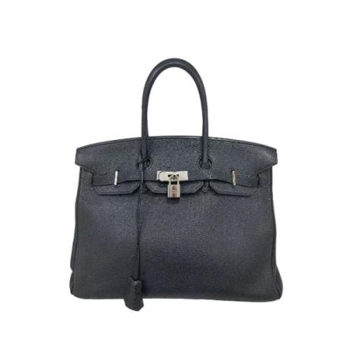 Pre-owned Hermès Birkin i sort læder