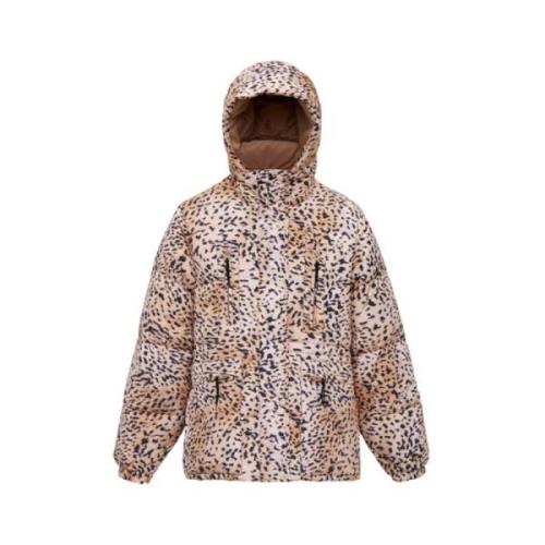 Leopard Print Parka fra PIRENEX