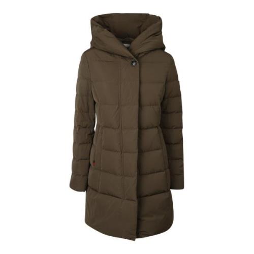 Grøn Puffy Parka