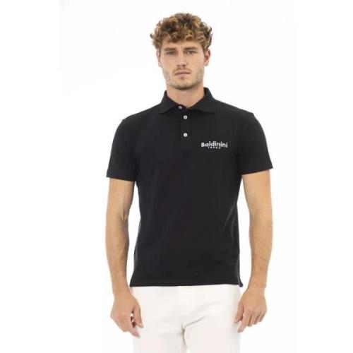 Sort Bomuld Polo Shirt