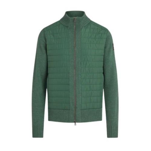 Atlas Green Full Zip Strikjakke