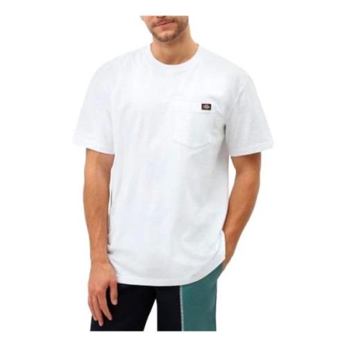 Herre Hvid Almindelig T-shirt