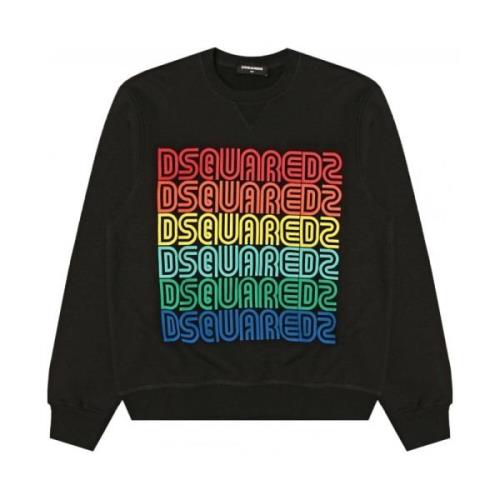 Multifarvet Print Sweatshirt