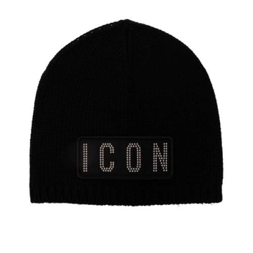 Beanie med logo