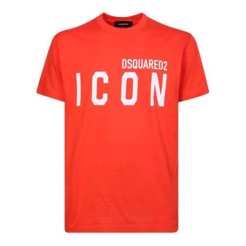Orange T-shirt til mænd