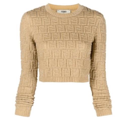 Stilfuld Strikket Rundhals Pullover