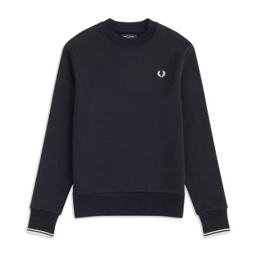 M7535 184 SORT Herre Sweatshirt med Logo