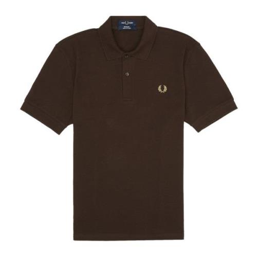 Rich Brown Pique Polo Genudgivelse