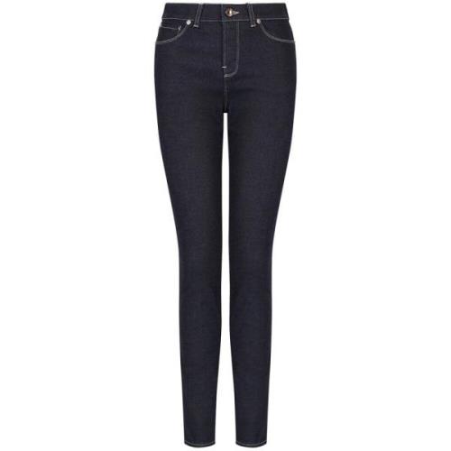 Blå Denim Skinny Jeans