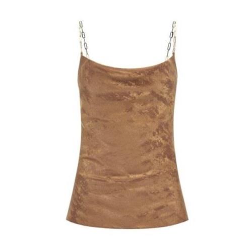 Chainette Stroptank Top - Gylden Glans