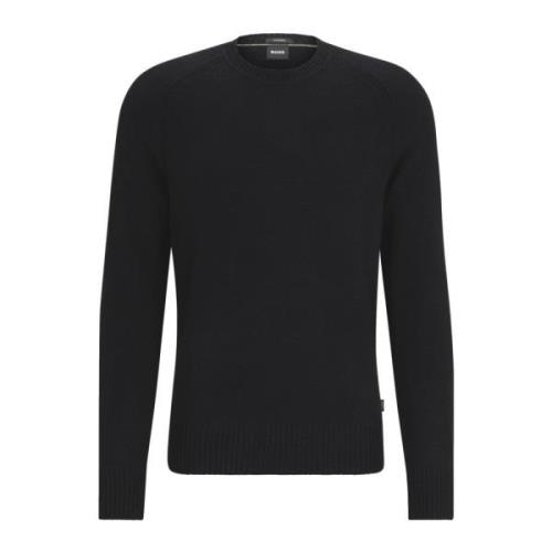 Regular Fit Cashmere Sweater i Sort