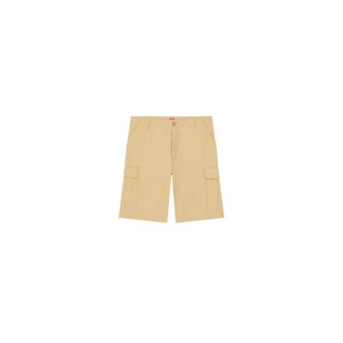 Beige Opgraderings Bermuda Shorts